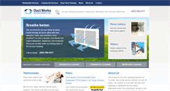 Desktop Screenshot of duct-works.com