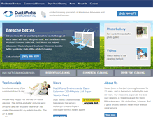 Tablet Screenshot of duct-works.com